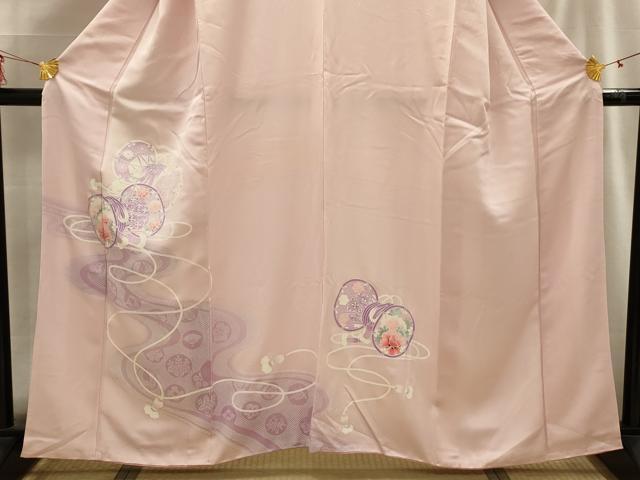 平和屋着物■訪問着 流水花鼓文 銀彩 やまと誂製 正絹 逸品 AABG8085sx
