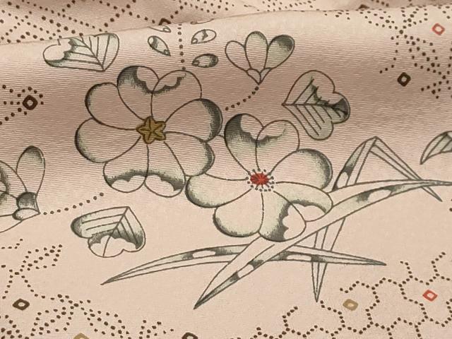 平和屋着物■上質な小紋 辻が花文 正絹 逸品 AABG8095sx