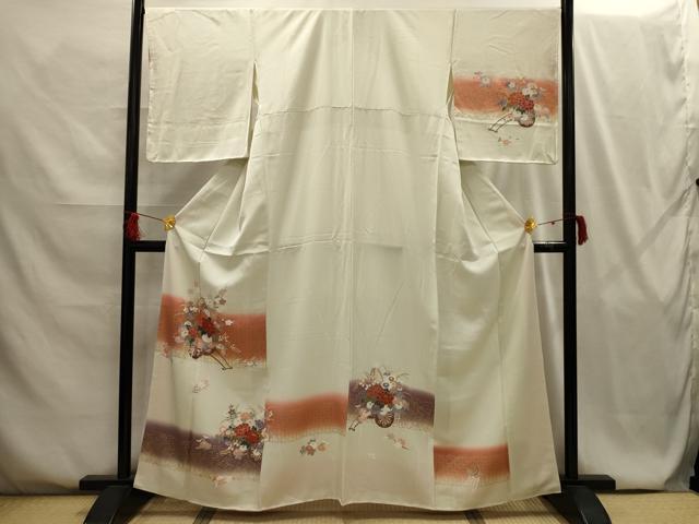 平和屋着物■訪問着 花車文 暈し染め 金彩 正絹 逸品 AABG8123sx