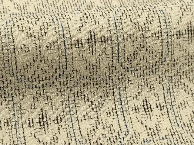 平和屋着物■本塩沢 幾何学文様 正絹 逸品 AABG8158sx