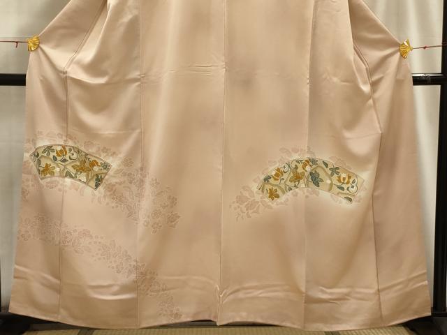 平和屋着物■訪問着 更紗花文 暈し染め 金彩 正絹 逸品 AABG8163sx