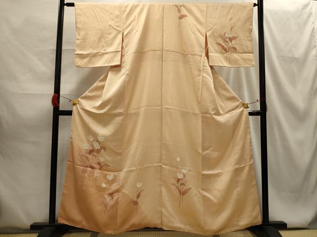 平和屋着物■訪問着 駒刺繍 草花文 暈し染め 正絹 逸品 AABG8167sx