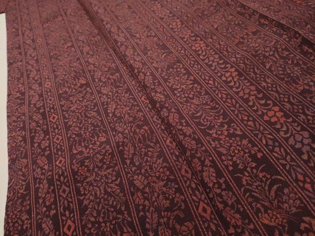 平和屋着物■上質な小紋 鳥獣花間道 鬼しぼ縮緬 正絹 逸品 AABG8178sx