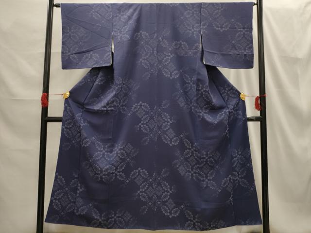 平和屋着物■上質な小紋 花菱文 正絹 逸品 AABG8179sx