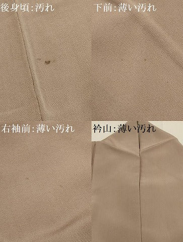 平和屋着物■訪問着 刺繍 吹き寄せ文 金糸 正絹 逸品 AABG8189sx