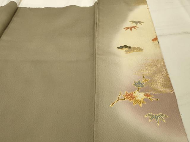 平和屋着物■豪華色留袖 松竹梅飛鶴花車文 暈し染め 正絹 逸品 AABG8235sx
