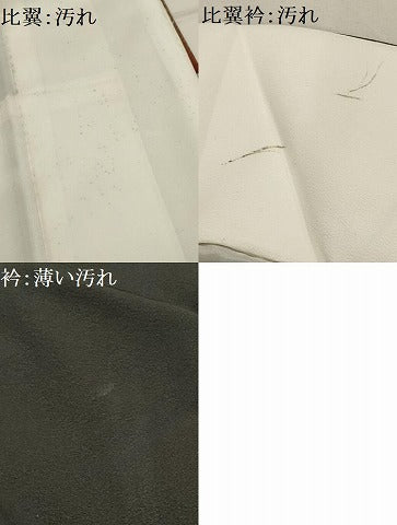 平和屋着物■豪華黒留袖 作家物 飛鶴浜松文 暈し染め 金彩 正絹 逸品 AABG8329sx