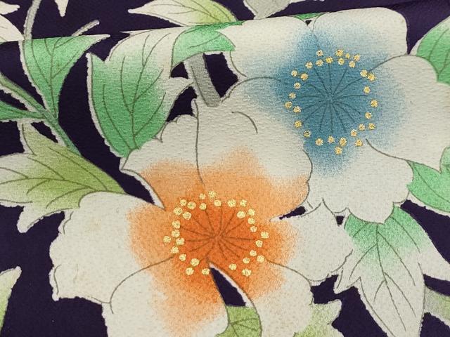 平和屋着物■訪問着 枝花文 金彩 正絹 逸品 AABG8391sx