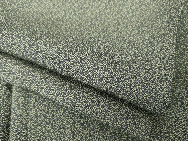 平和屋着物▽江戸小紋 単衣 小花文 正絹 逸品 AABG8435ck
