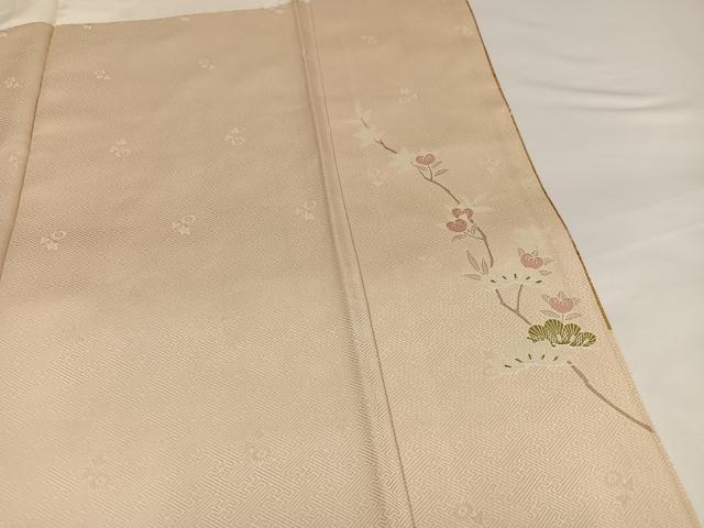 平和屋着物●訪問着 友禅 幔幕御所車花文 金彩 ますいわ屋扱い 正絹 逸品 AABG8490ph