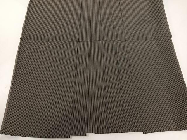 平和屋着物●男性 行灯袴 縞 正絹 逸品 AABG8506ph
