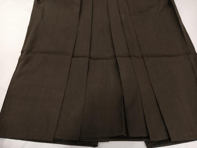 平和屋着物●男性 馬乗り袴 縞 正絹 逸品 AABG8507ph