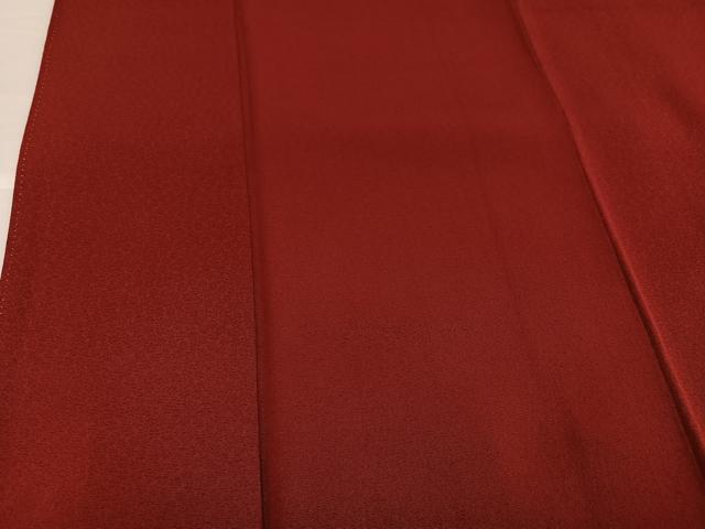 平和屋着物●ファッションデザイナー KENZO KIMONO 高田賢三 小振袖 二尺袖 色無地 蘇芳色 正絹 逸品 AABG8512ph
