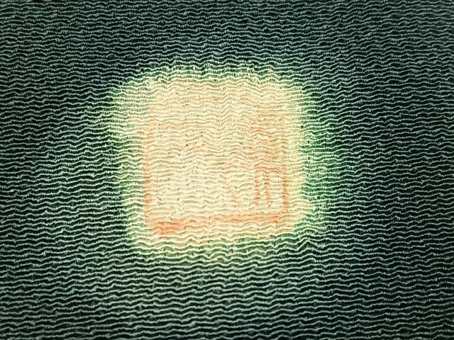 平和屋着物●訪問着 作家物 辻が花 葵 暈し染め 鬼しぼ縮緬 正絹 逸品 AABG8529ph