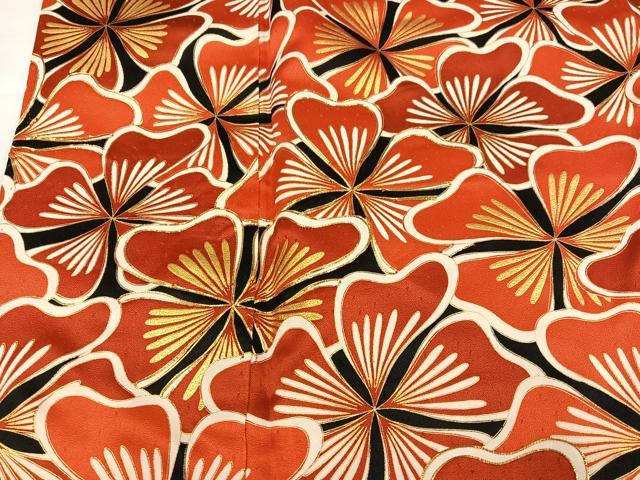 平和屋着物●豪華振袖 駒刺繍 花尽くし 金彩 正絹 逸品 AABG8541ph