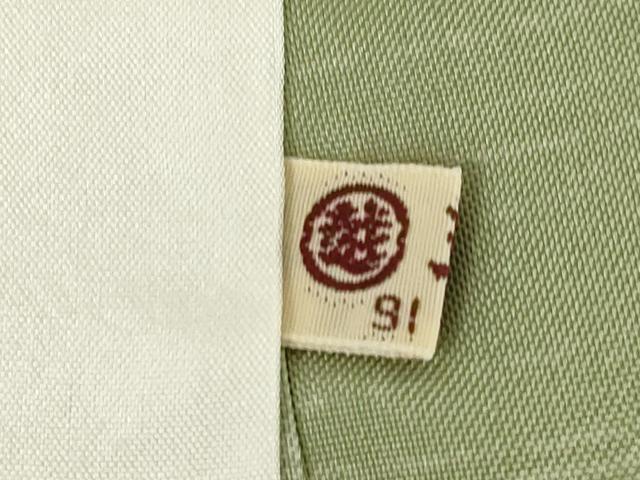 平和屋着物▽本場染大島紬 訪問着 単衣 霞文 三越扱い 正絹 逸品 AABG8567ck