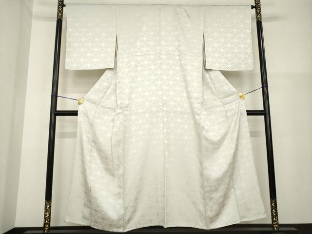 平和屋着物▽上質な色無地 単衣 枯野色 正絹 逸品 AABG8568ck