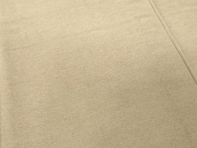 平和屋着物▽訪問着 単衣 紬地 白茶色 正絹 逸品 AABG8577ck