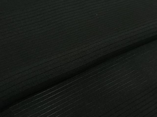 平和屋着物▽男性 羽織 黒紋付 暗黒色 正絹 逸品 AABG8651jh