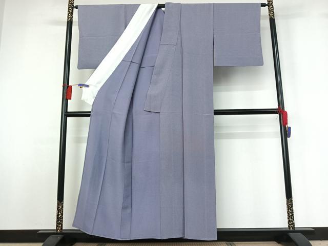 平和屋着物▽江戸小紋 単衣 角通し 正絹 逸品 AABG8679jh