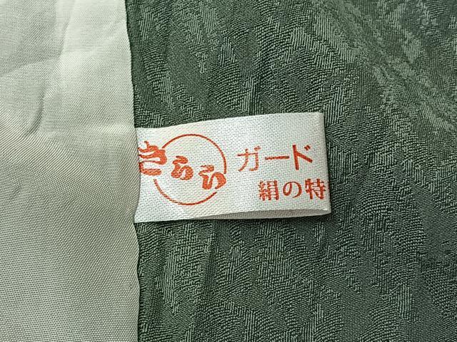 平和屋着物▽上質な小紋 単衣 雪輪花文 金彩 正絹 逸品 AABG8687jh