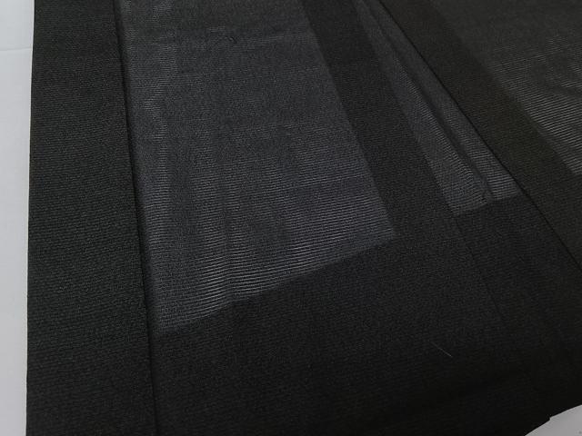 平和屋着物▽男性 羽織 スリーシーズン 春夏秋 塵除け 黒色 正絹 逸品 AABG8689jh
