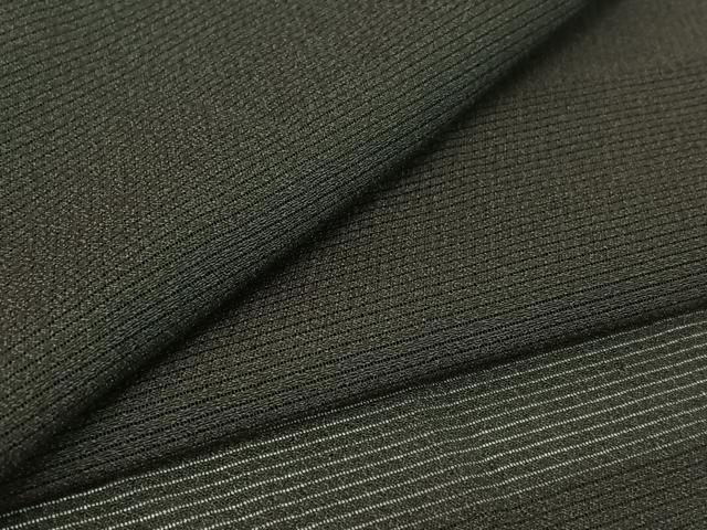 平和屋着物▽男性 羽織 スリーシーズン 春夏秋 塵除け 黒色 正絹 逸品 AABG8689jh