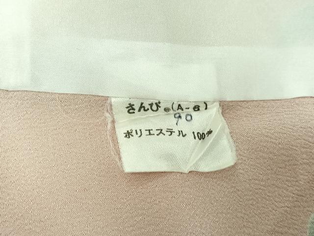 平和屋着物▽小紋 単衣 草花文 さんび謹製 洗える着物 AABG8703jh