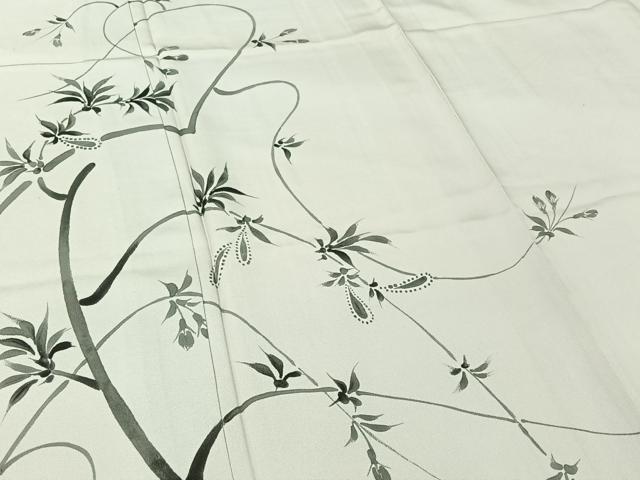 平和屋着物▽豪華色留袖 単衣 手描き 枝花文 正絹 逸品 AABG8759jh