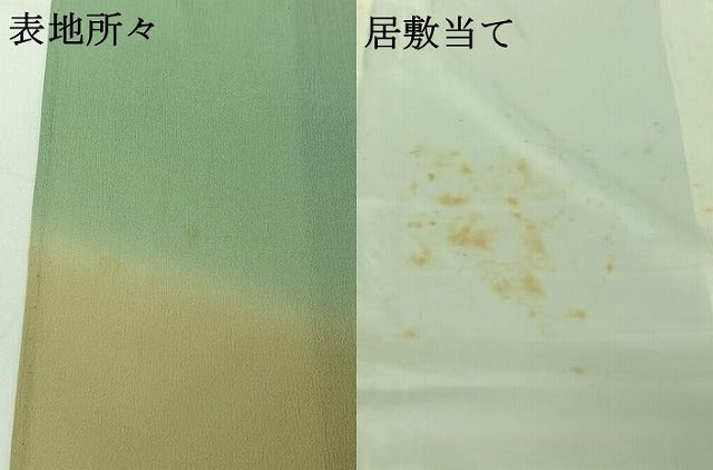 平和屋着物▽十日町 加賀草木友禅の第一人者 田村哲彦 色留袖 単衣 風神雷神 暈し染め 正絹 逸品 AABG8792jh