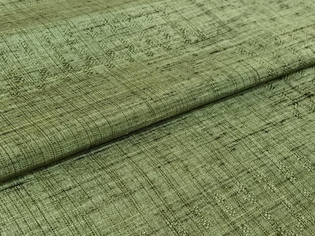 平和屋着物▽上質な紬 単衣 横段文 正絹 逸品 AABG8871jh