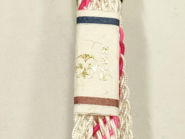 平和屋着物*夏物 和装小物 帯締め・帯揚げセット 絞り レース組 平組 逸品 未使用 AABG8895ay