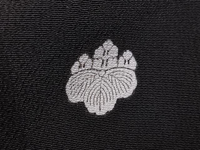 平和屋着物●豪華黒留袖 友禅 作家物 枝花文 正絹 逸品 AABG9006ph