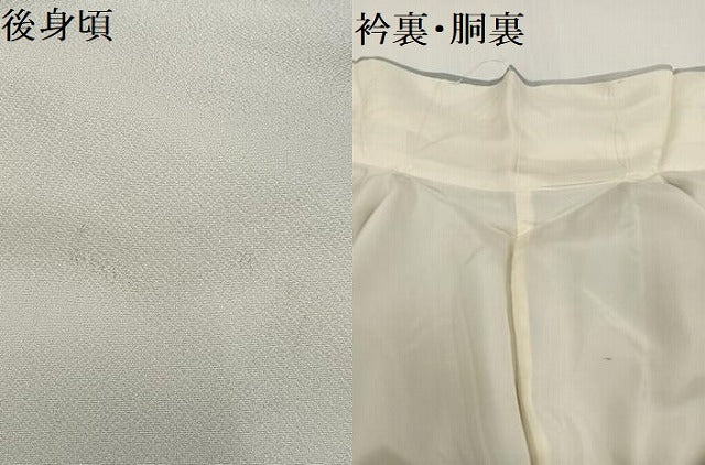平和屋着物●訪問着 刺繍 花鳥文 暈し染め 金彩 正絹 逸品 AABG9011ph