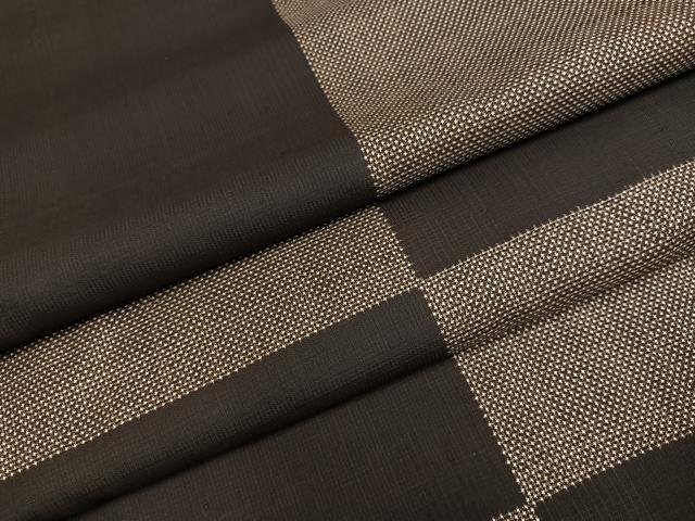 平和屋着物●本場大島紬 一元7マルキ 市松文 正絹 逸品 AABG9016ph