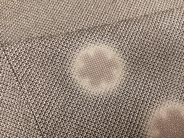 平和屋着物●上質な小紋 雪輪文 ますいわ屋扱い 正絹 逸品 AABG9045ph