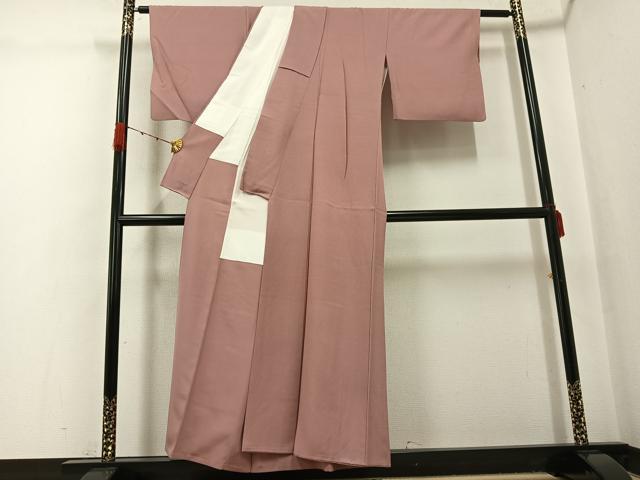 平和屋着物●江戸小紋 極小角通し 正絹 逸品 AABG9065ph