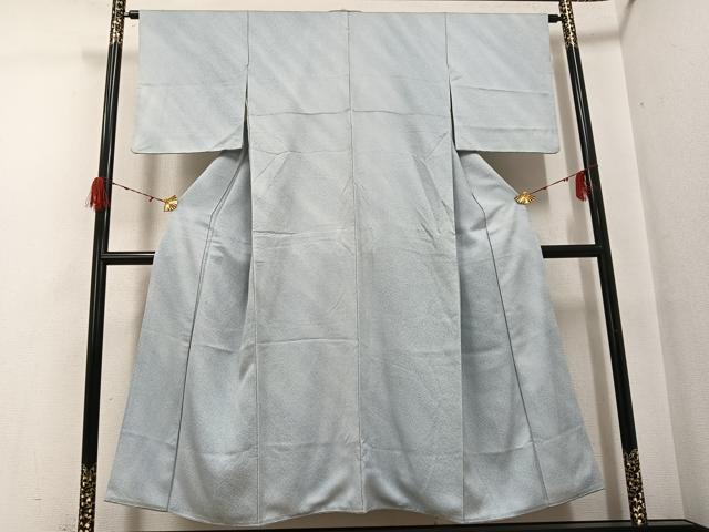 平和屋着物●染芸研究所 創め司 奥村右子 小紋 斜縞 暈し染め 正絹 逸品 AABG9070ph