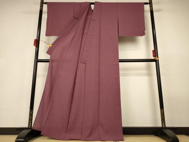 平和屋着物*夏物 色無地 絽 紅檜皮色 正絹 逸品 未使用 AABG9101jd
