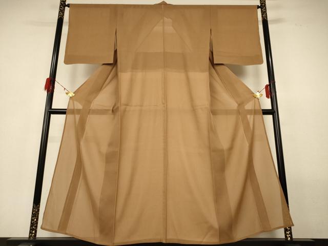 平和屋着物*夏物 小紋 紗 格子 ゑり善扱い 正絹 逸品 AABG9113jd
