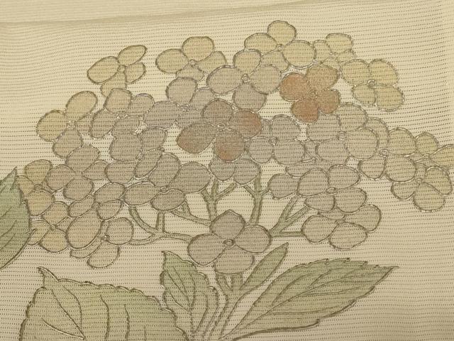 平和屋着物*夏物 訪問着 絽 紫陽花 銀彩 正絹 逸品 AABG9118jd