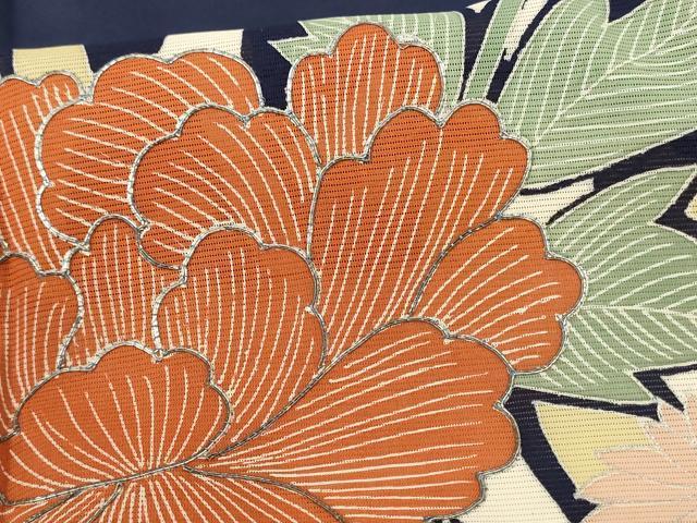 平和屋着物*夏物 色留袖 絽 草花文 反端付き 正絹 逸品 AABG9125jd