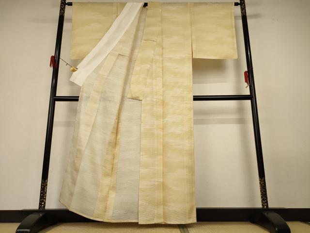 平和屋着物*夏物 小紋 変わり絽 霞文 正絹 逸品 AABG9136jd