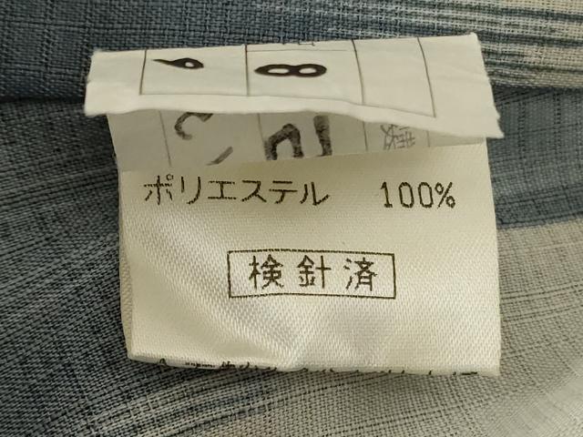 平和屋着物*夏物 小紋 紗 舞桜文 洗える着物 未使用 AABG9163jd