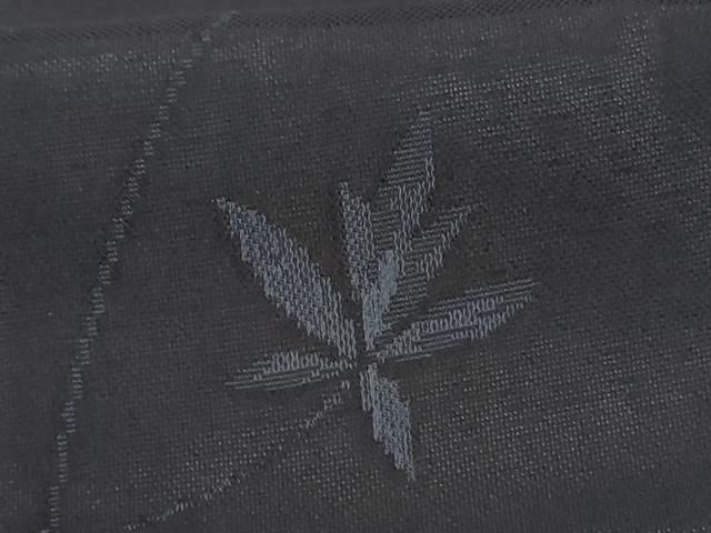 平和屋着物*夏物 小紋 紗 枝葉文 正絹 逸品 AABG9183jd