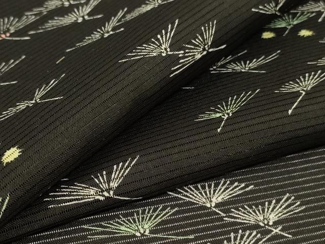 平和屋着物*夏物 小紋 絽 松葉 洗える着物 AABG9201jd