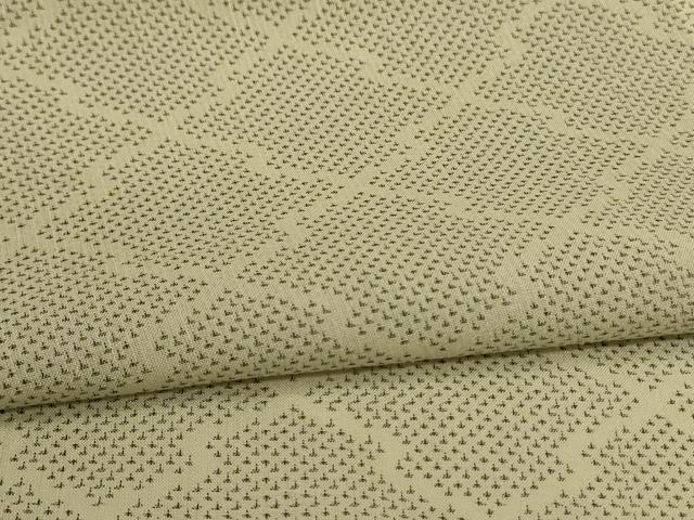 平和屋着物*夏物 本場大島紬 夏大島 網目文 正絹 逸品 AABG9235jd