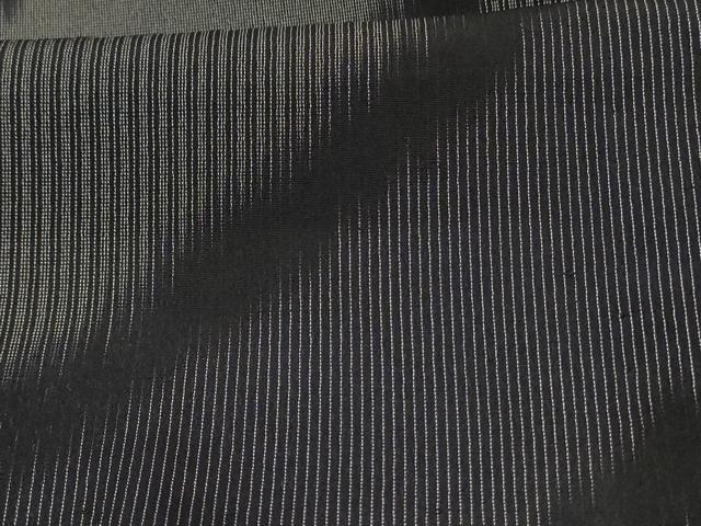 平和屋着物*夏物 小紋 紗 変わり縞 正絹 逸品 AABG9237jd