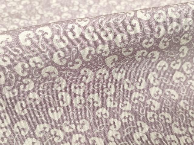 平和屋着物▽上質な小紋 単衣 みつば葵 正絹 逸品 AABG9250ck