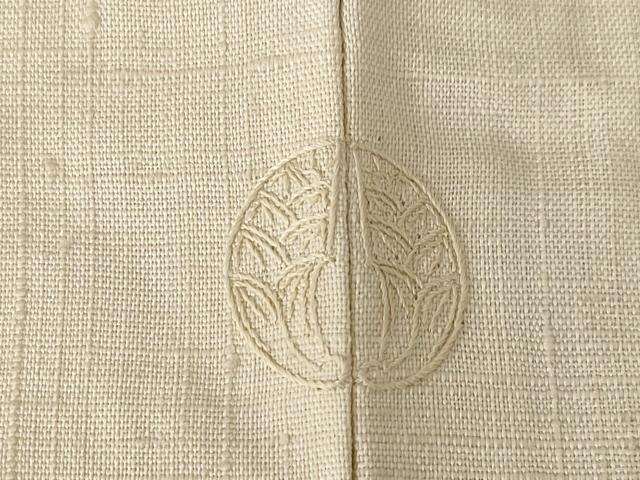平和屋着物▽訪問着 単衣 紬地 遠山樹林文 暈し染め 正絹 逸品 未使用 AABG9267ck